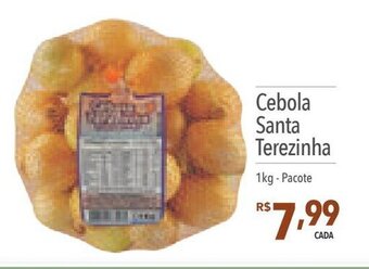 Cebola Santa Terezinha 1kg - Pacote
