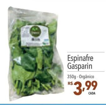 Espinafre Gasparin 350g - Orgânico