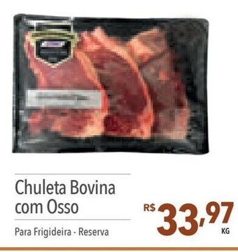 Supermercados Condor Chuleta Bovina com Osso oferta