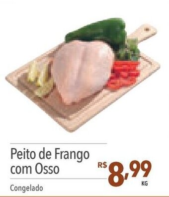 Supermercados Condor Peito de Frango com osso Congelado oferta