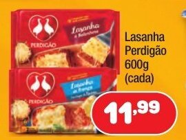 Costazul Supermercados Lasanha Perdigao 600g (cada) oferta
