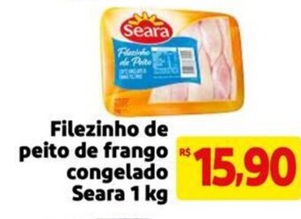 Mercado Extra Filezinho de peito de frango congelado Seara 1 kg oferta