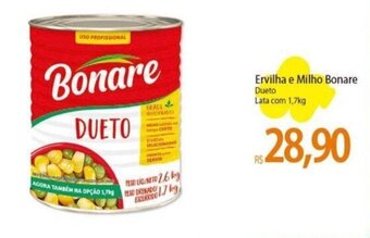 Atacadão Ervilha e Milho Bonare Dueto Lata com 1,7kg oferta
