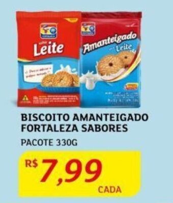 Assaí Atacadista BISCOITO AMANTEIGADO FORTALEZA SABORES PACOTE 330G oferta