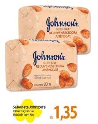 Atacadão Sabonete Johnson's Várias fragrâncias Unidade com 80g oferta