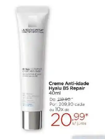 Carrefour Creme Anti-idade Hyalu B5 Repair 40ml oferta