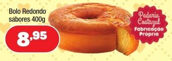 Costazul Supermercados Bolo redondo sabores 400g oferta