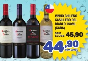 Vinho Chileno Casillero del Diablo 750ml (cada)