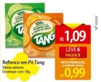 Atacadão Refresco em Pó Tang Vários sabores Envelope com 18g oferta