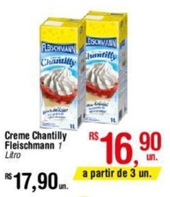 Fort Atacadista Creme Chantilly Fleischmann 1 litro oferta