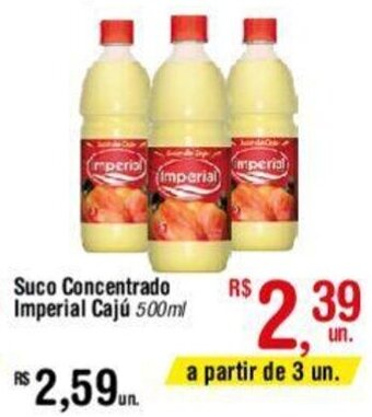 Fort Atacadista Suco Concentrado Imperial Cajú 500ml oferta