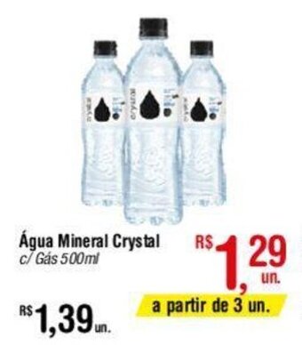 Água Mineral Crystal c/Gás 500ml