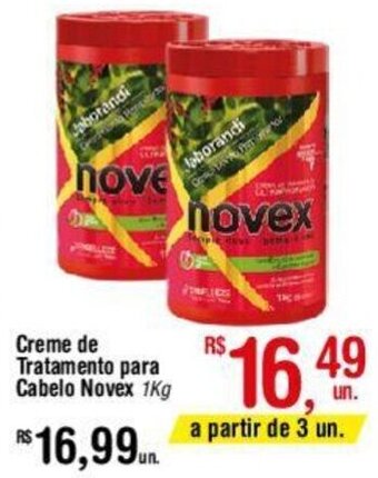 Fort Atacadista Creme de Tratamento para Cabelo Novex 1Kg oferta