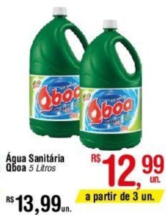 Fort Atacadista Água Sanitária Qboa 5 Litros oferta