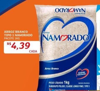 Assaí Atacadista ARROZ BRANCO TIPO 1 NAMORADO PACOTE 1KG oferta