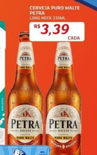Assaí Atacadista CERVEJA PURO MALTE PETRA LONG NECK 330ML oferta