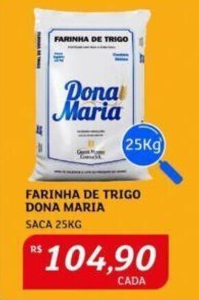 Assaí Atacadista FARINHA DE TRIGO DONA MARIA SACA 25KG oferta