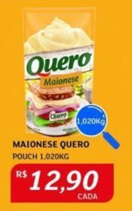Assaí Atacadista MAIONESE QUERO POUCH 1,020KG oferta