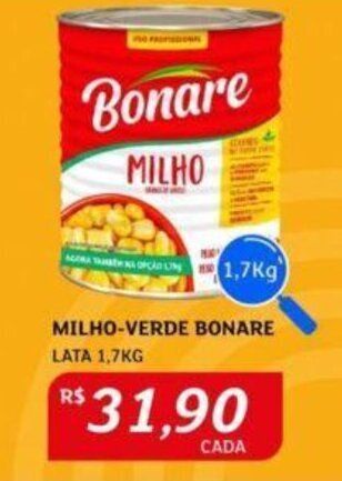 Assaí Atacadista MILHO-VERDE BONARE LATA 1,7KG oferta
