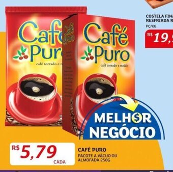 Assaí Atacadista CAFÉ PURO PACOTE A VÁCUO OU ALMOFADA 250G oferta