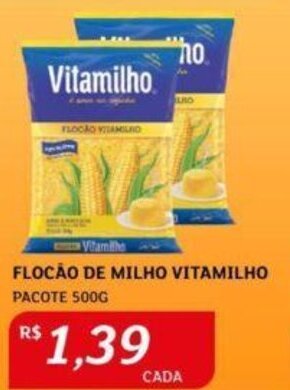 Assaí Atacadista FLOCÃO DE MILHO VITAMILHO PACOTE 500G oferta