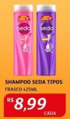 Assaí Atacadista SHAMPOO SEDA TIPOS FRASCO 425ML oferta