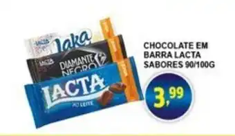 Federzoni Supermercados Chocolate em Barra Lacta 90/100g oferta