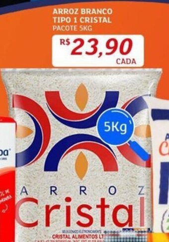 Assaí Atacadista ARROZ BRANCO TIPO 1 CRISTAL PACOTE 5KG oferta