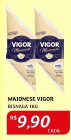 Assaí Atacadista MAIONESE VIGOR BISNAGA 1KG oferta