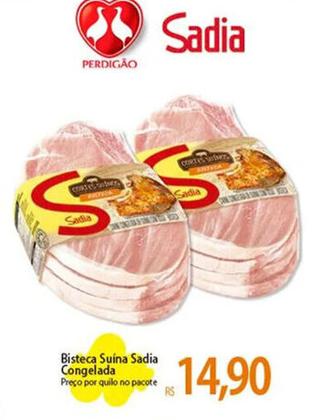 Atacadão Bisteca Suína Sadia Congelada Preço por quilo no pacote oferta