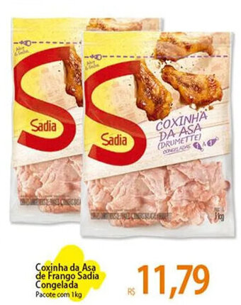 Atacadão Coxinha da Asa de Frango Sadia Congelada Pacote com 1kg oferta