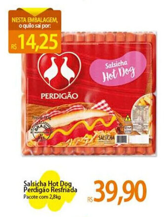 Atacadão Salsicha Hot Dog, Perdigão Resfriada Pacote com 2,8kg oferta