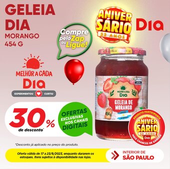 Dia GELEIA DE MORANGO 454G oferta