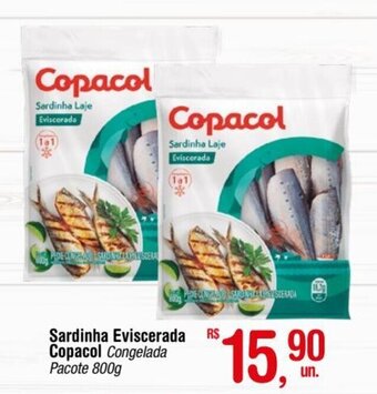 Fort Atacadista Sardinha Eviscerada Copacol Congelada Pacote 800g oferta