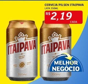 Assaí Atacadista CERVEJA PILSEN ITAIPAVA LATA 350ML oferta