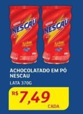 Assaí Atacadista ACHOCOLATADO EM PÓ NESCAU LATA 370G oferta