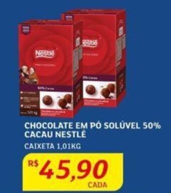 Assaí Atacadista CHOCOLATE EM PÓ SOLÚVEL 50% CACAU NESTLÉ CAIXETA 1,01KG oferta