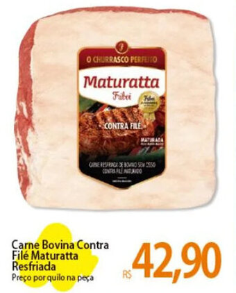 Atacadão Carne Bovina Contra Filé Maturatta Resfriada Preço por quilo na peça oferta