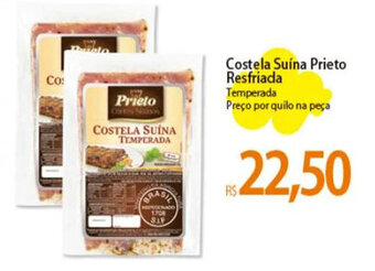 Atacadão Costela Suína Prieto Resfriada Temperada Preço por quilo na peça oferta