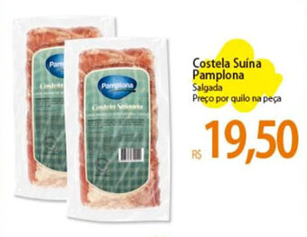 Atacadão Costela Suína Pamplona Salgada Preço por quilo na peça oferta