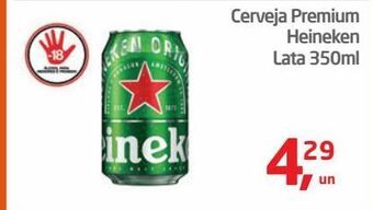 Tenda Atacado Cerveja premium heineken lata 350ml oferta