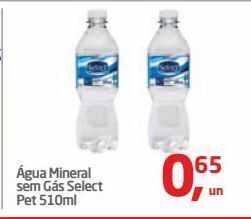 Tenda Atacado Água mineral sem gás select pet 510ml oferta