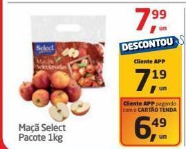 Tenda Atacado Maçã select pacote 1kg oferta