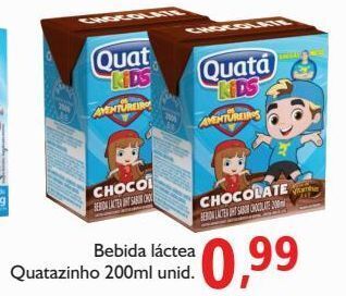 Supermercados ABC Bebida láctea quatazinho 200ml oferta