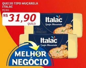 Assaí Atacadista QUEIJO TIPO MUÇARELA ITALAC PC/KG oferta