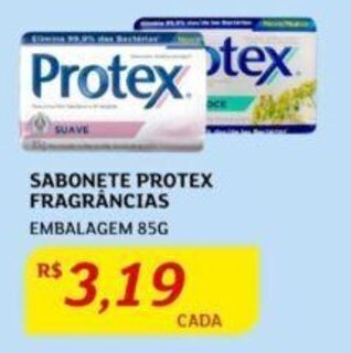 Assaí Atacadista SABONETE PROTEX FRAGRÂNCIAS EMBALAGEM 85G oferta
