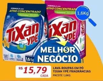 Assaí Atacadista LAVA-ROUPAS EM PÓ TIXAN YPÉ FRAGRÂNCIAS CADA PACOTE 1,6KG oferta