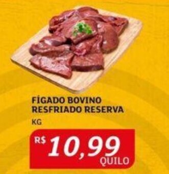 Assaí Atacadista FÍGADO BOVINO RESFRIADO RESERVA KG oferta