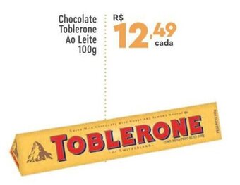 Supper Rissul Chocolate Toblerone Ao Leite 100g oferta