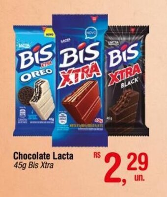Fort Atacadista Chocolate Lacta 45g Bis Xtra oferta